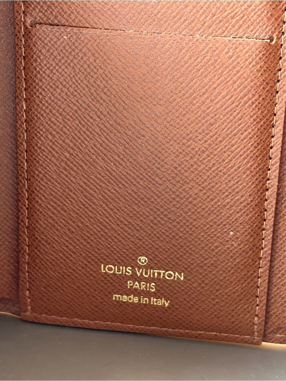 Louis Vuitton Monogram Canvas Envelope Wallet - Brown & Gold - Picture 4 of 5